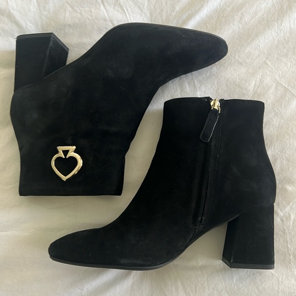 kate spade Shoes - Kate Spade black suede booties